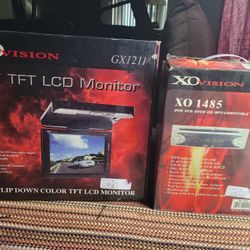 Brand New 12" Tft Lcd Monitor With Car Radio For Monitor