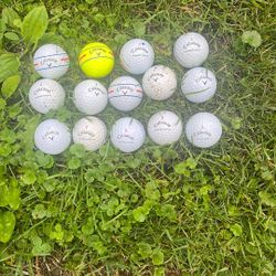 15 Chrome Soft And Tour Golf Balls 