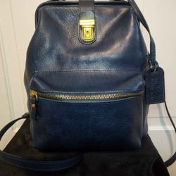 Old Trend Genuine Leather Doctor Backpack (Navy)