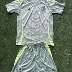 Mexico Jersey And Shorts Kids And Adult Sizes -  New Model Copa America 2024