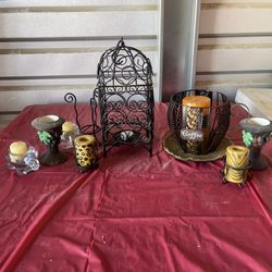 Multiple Candles Holders All Sold Together 