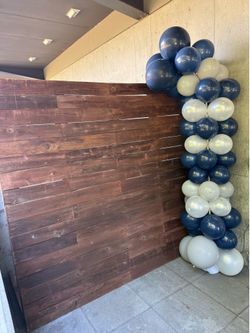 Large Rustic Wooden Backdrop