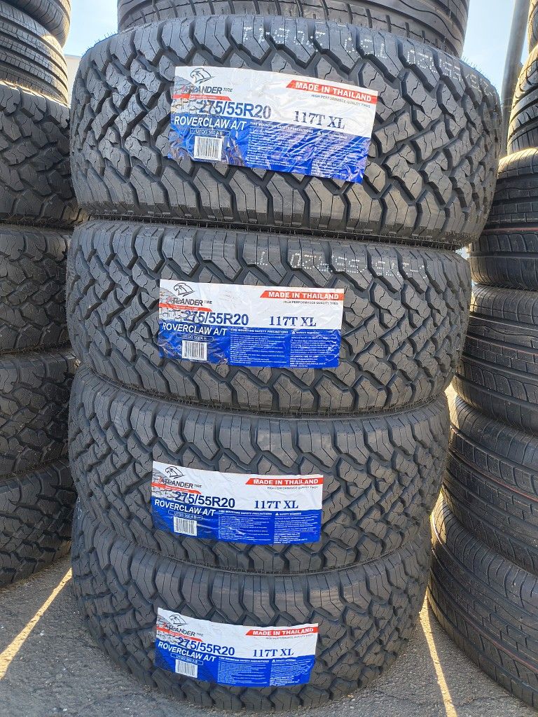 275/55/20 A/T New Tires Set Of 4 Atlander Installed And Balanced Set De 4 Llantas Nuevas Instaladas Y Balanceadas