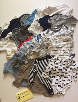 Baby bodysuits lot