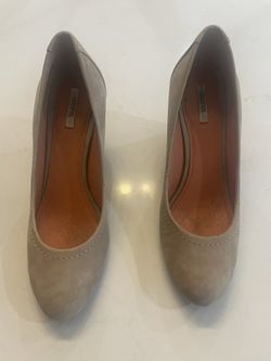 Geox Beige Nubuck Leather shoes 8M