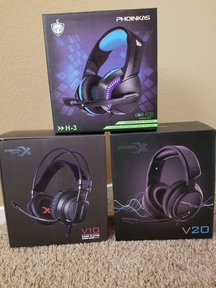 Gaming headset Brand New great quality never opened $25 each or $60 for all