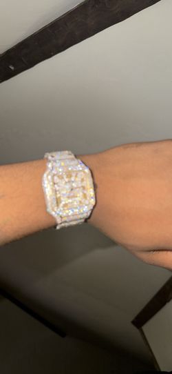 Cartier moissanite watch