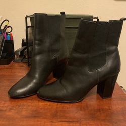 Leather Tahari Booties 