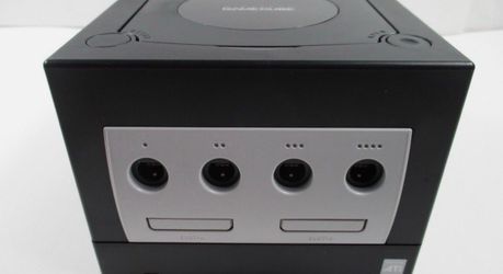 Nintendo GameCube DOL-001 Black Game Console w/Controller & Cables Tested