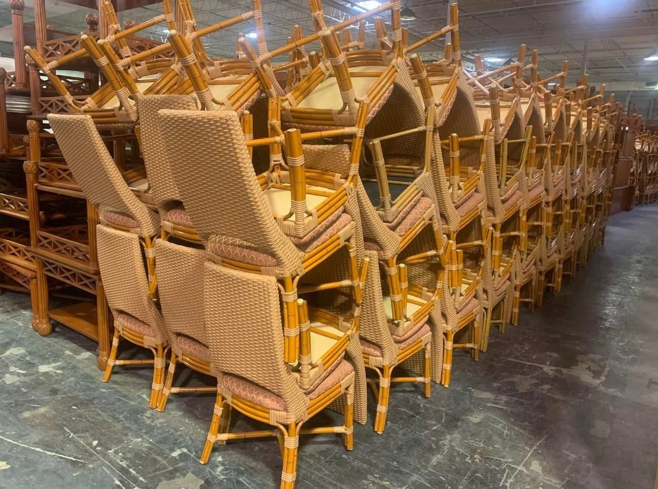 $20 Each Tropical Themed Chairs Restaurant/Hospitality Aluminum Resin Wicker Chairs