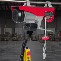 741#Electric Hoist 1760lbs with 14ft Wired Remote Control, Electric Hoist 110 Volt with 40ft Single Cable Lifting Height & Pure Copper Motor, for Gara