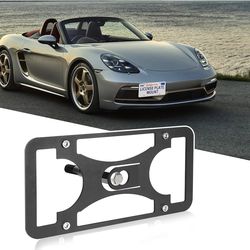 Front License Plate Holder Compatible with Porsche Panamera 2017-2023 Front Bump