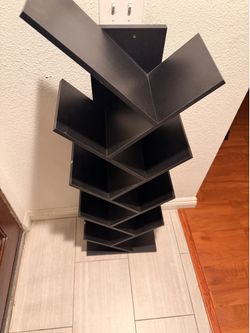 Modern Tree Bookcase / Media Shelf – Excellent Condition