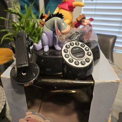 DISNEY POOH PIGLET EEYORE ANIMATED TALKING PHONE