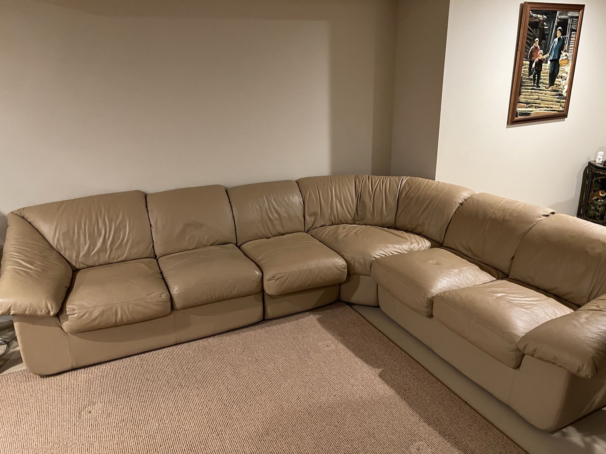 Natuzzi Sectional Sofa 