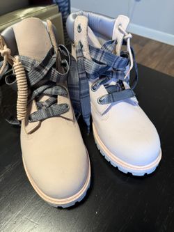 Boot Timberland Women Soft Pink and Grey
