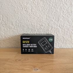 Nexpeak. 6V12V intelligent Battery Charger/Maintainer 1.75A