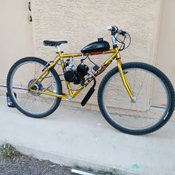Snap on trek frame with engine