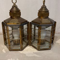 Nautical Clipper Ship Lamps 