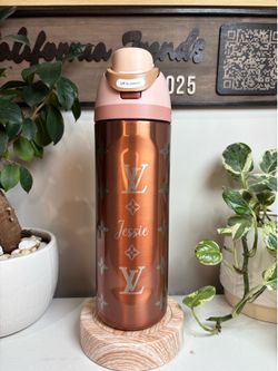 Custom Laser Engraved LV Owala Bottle 24oz.