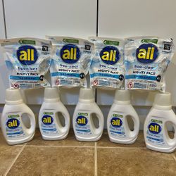 All laundry detergent: 9 for $25