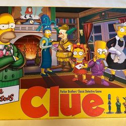 2002 Simpsons Clue Board Game