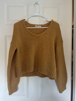 Cozy Mustard Sweater from Madewell size xxs