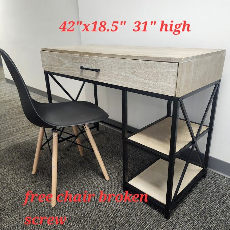 Can Be Delivered $55 Compact Desk Workstation Work Table And $40 Each Used Office Chair Computer Chair
