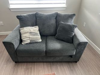 2 piece gray sofa