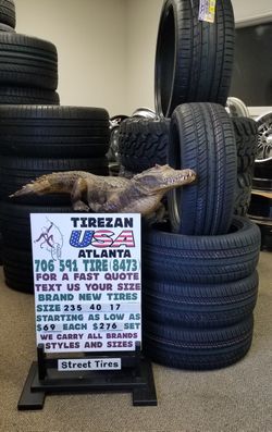235 40 17 BRAND NEW TIRE TIRES $69 EACH $276 SET