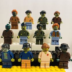 New Zombies Minifigures Big Bundle Set | New Custom LEGO Compatible Toy