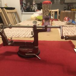 Vintage Apple Peeler Red And Ready