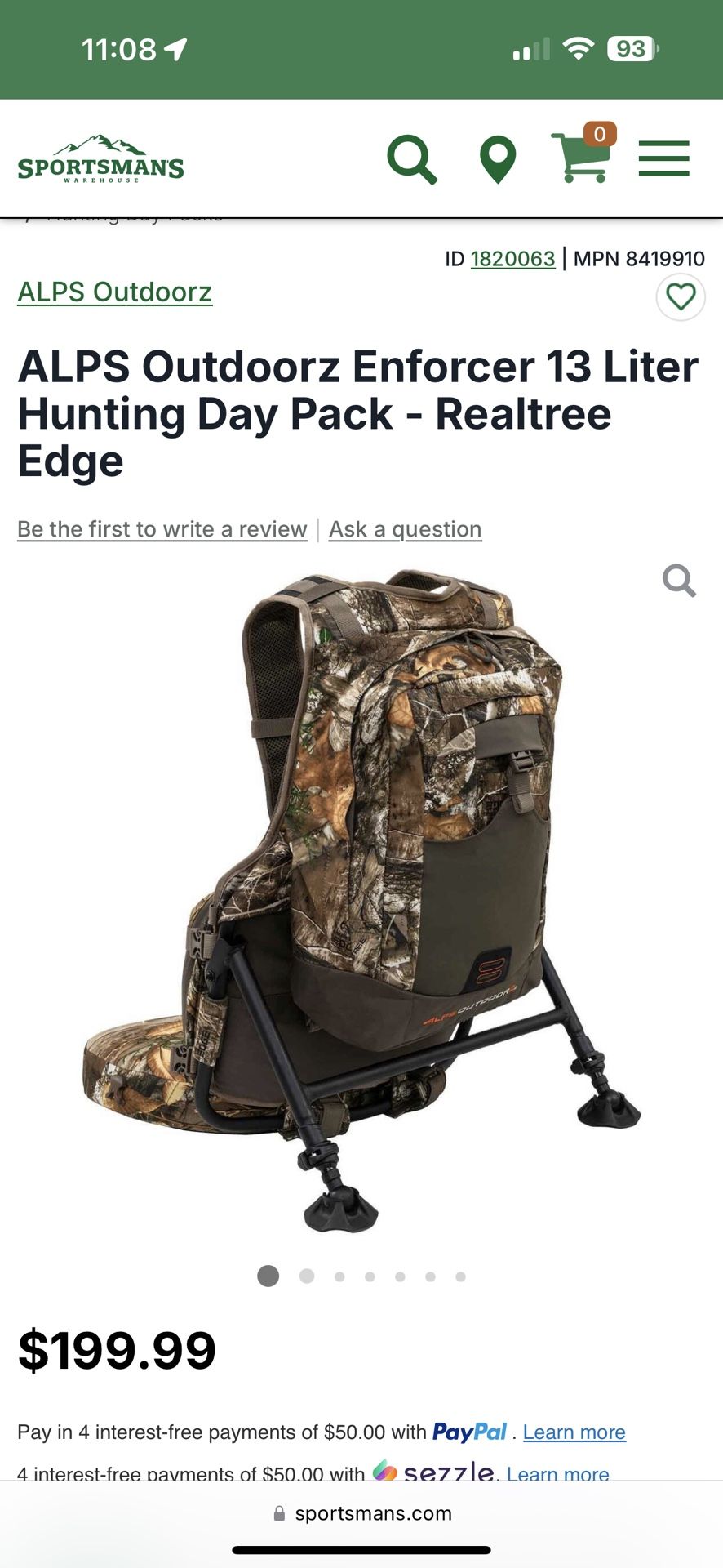 Alps Outdoor Hunting Bag