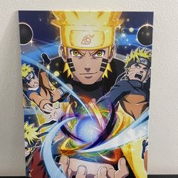 Metal Decal Poster Of Naruto