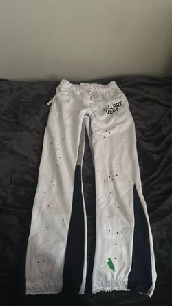 Gallery Dept. White painted flared Sweatpants