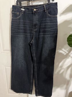EM Jeans Dark Wash Wide Leg Denim