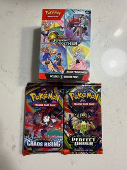 Pokemon Journey Together Booster Bundle + Perfect Order Chaos Rising Packs