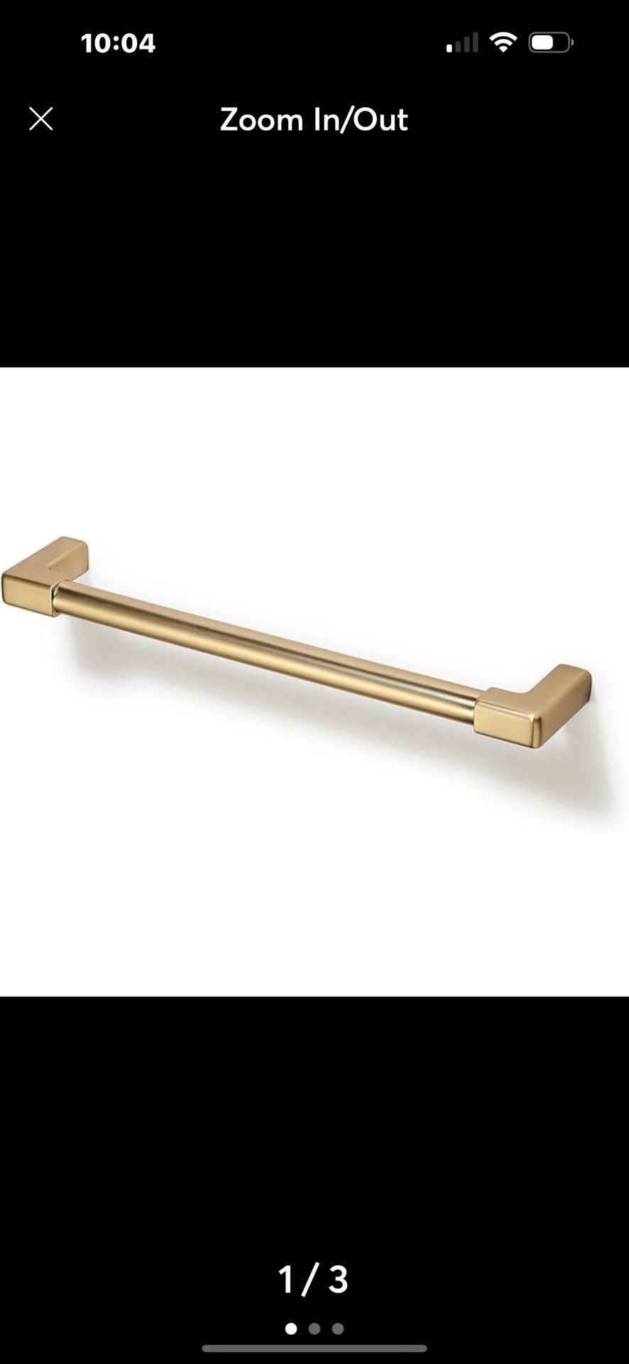 TUNNY 10 Pack Classic Solid Cabinet Handles-6.3"