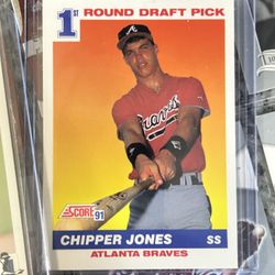 Chipper Jones - 106 Baseball Cards (1991 To 2007)