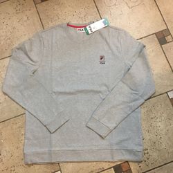 NWT Fila Sweatshirt Grey Size XL