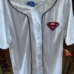 Supermán Jersey Size L Adult 