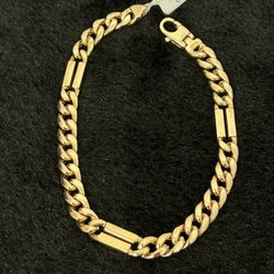 10Kt Cuban Bracelet 8.5” 