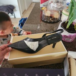 Michael Kors Low Black Heel