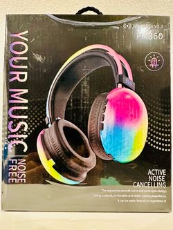 PM860 Wireless RGB ANC Headphones