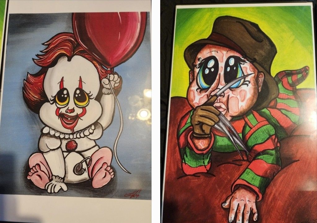 Picture Art ( Baby Freddy Krueger and Pennywise)