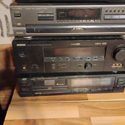 Assorted Stereo Receivers and stereo Systems  and speakers 
70s through 90s $164