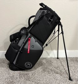 GHOST GOLF ‘Anyday Kovert Ops’ Black / Gray Golf Stand Bag