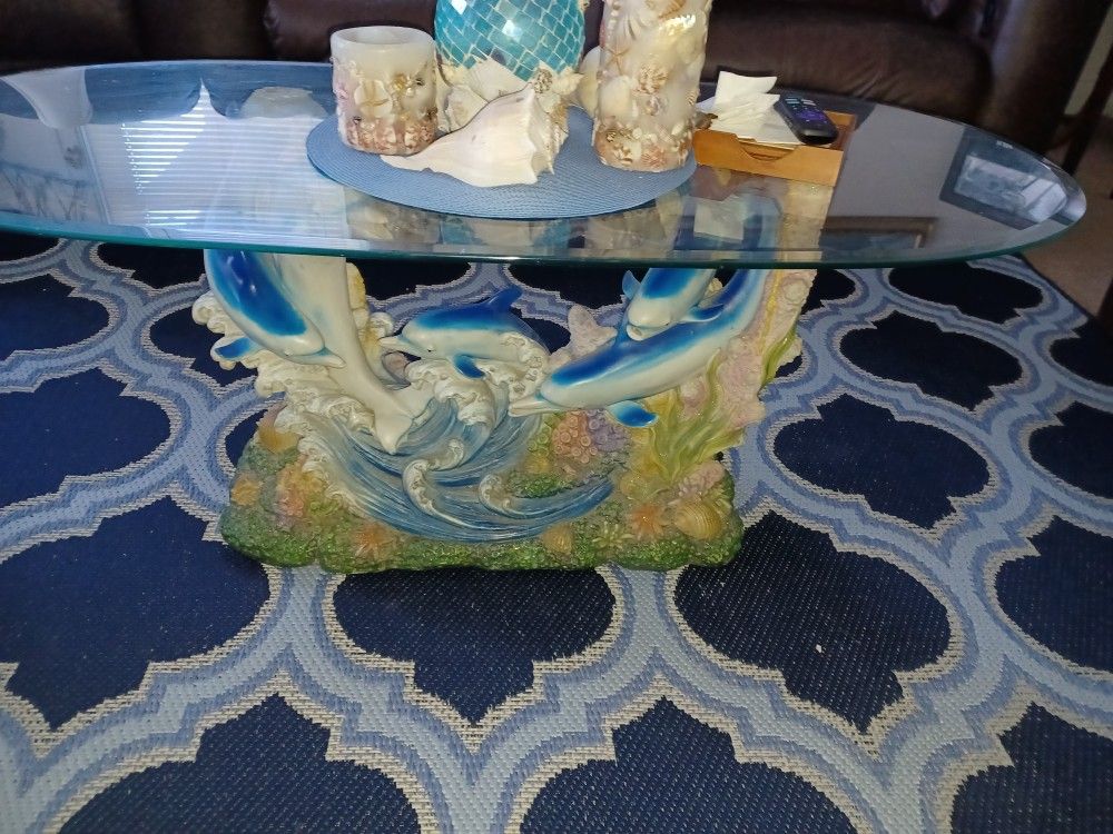 Dolphins Coffee Table 