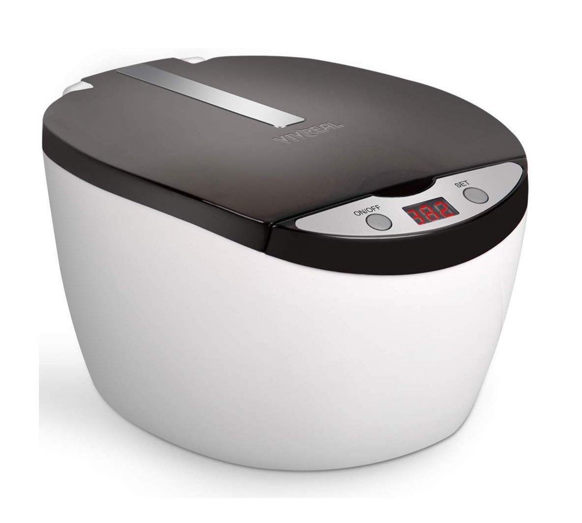 VIVREAL Ultrasonic Jewelry Cleaner with Digital Timer, Powerful 43KHz Efficient Cleaning, 20 Ounces Capacity