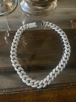 24 Inch Cuban Link Bust Down Necklace